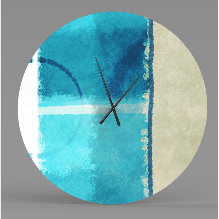 Latitude Run® Metal Wall Clock Wayfair